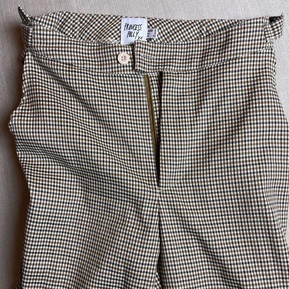 NWOT Princess Polly Houndstooth Straight Leg High Rise Pants - Picture 2 of 3